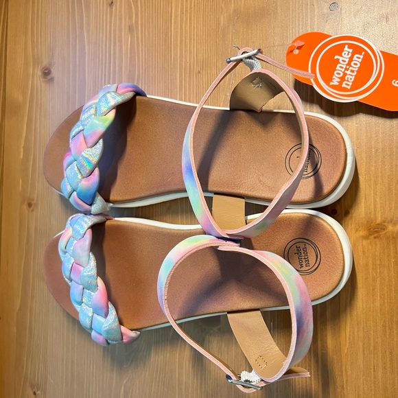 Wonder Nation Big Girls Comfort Sandal Size 6 NWT - Picture 5 of 7